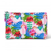 Cosmetic Bag | Pink Cockatoo | Cotton | Large Cosmetic Bag | Pink Cockatoo | Cotton | Large